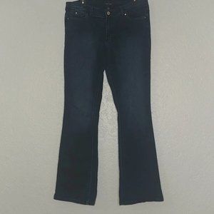 White House Black Market Skinny Flare Jeans Blue Size 14 Regular